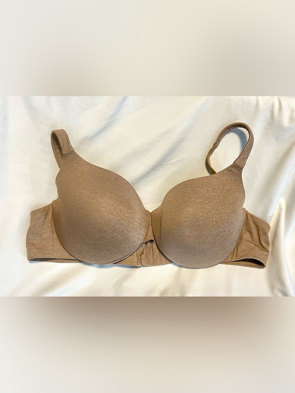 *EUC* CACIQUE True Embrace T-Shirt Bra - 46C - Heathered Brown -Molded/Underwire